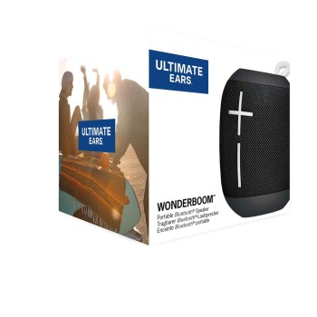 Ultimate Ears Wonderboom Wireless Speaker, Deep Bass, 360 ° Surround Sound, Waterproof, 2 Speaker Connection for Powerful Sound, 13h Battery, Radical Ultimate Ears Wonderboom Wireless Speaker, Deep Bass, 360 ° Surround Sound, Waterproof, 2 Speaker Connection for Powerful Sound, 13h Battery, Radical