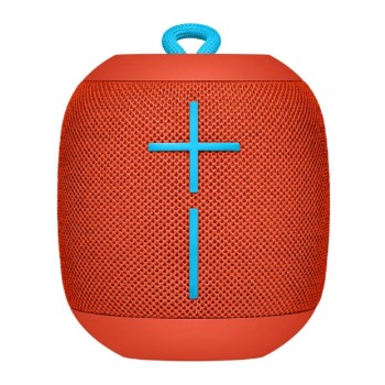 Ultimate Ears Wonderboom  Wireless Speaker, Deep Bass, 360 ° Surround Sound, Waterproof, 2 Speaker Connection for Powerful Sound, 13h Battery, Radical