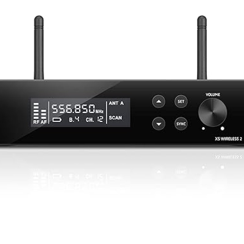 Sennheiser XSW 2-835-C Wireless Microphone with external Antenna(True Diversity) for Live stage, Singers, Presenters. Up to 12 compatible channels, Rackmount kit included & upto 150feet Range Sennheiser XSW 2-835-C Wireless Microphone with external Antenna(True Diversity) for Live stage, Singers, Presenters. Up to 12 compatible channels, Rackmount kit included & upto 150feet Range