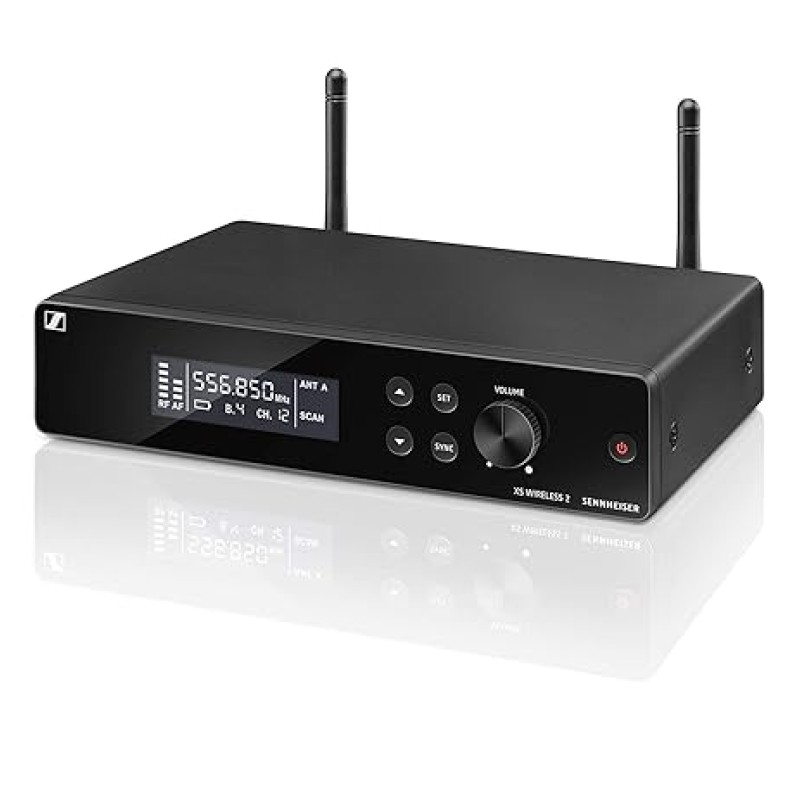 Sennheiser XSW 2-835-C Wireless Microphone with external Antenna(True Diversity) for Live stage, Singers, Presenters. Up to 12 compatible channels, Rackmount kit included & upto 150feet Range Sennheiser XSW 2-835-C Wireless Microphone with external Antenna(True Diversity) for Live stage, Singers, Presenters. Up to 12 compatible channels, Rackmount kit included & upto 150feet Range