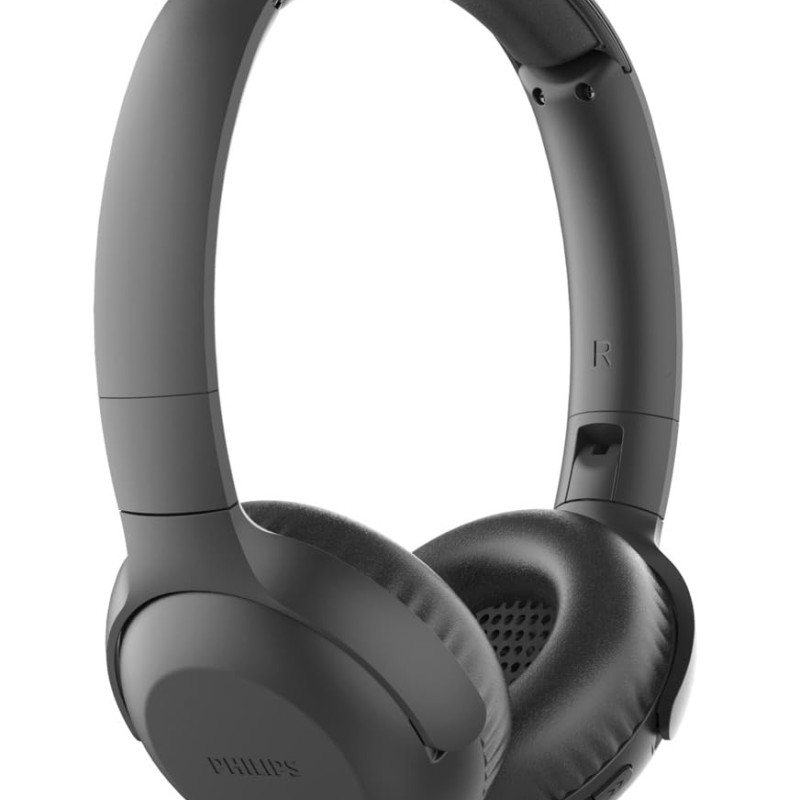 Philips Audio Upbeat TAUH202 On Ear Wireless Bluetooth Headphones with Mic, Lightweight Headband, Noise & Echo Cancellation and Soft Cushions for Extra Comfort (Black) Philips Audio Upbeat TAUH202 On Ear Wireless Bluetooth Headphones with Mic, Lightweight Headband, Noise & Echo Cancellation and Soft Cushions for Extra Comfort (Black)