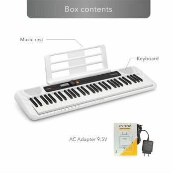 Casio CT-S200 61-Key Portable Keyboard, White