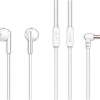 Pebble Play True HD Stereo Earphone (White)