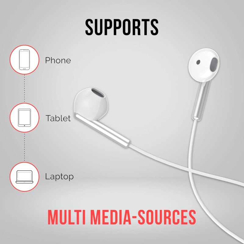 Pebble Play True HD Stereo Earphone (White) Pebble Play True HD Stereo Earphone (White)