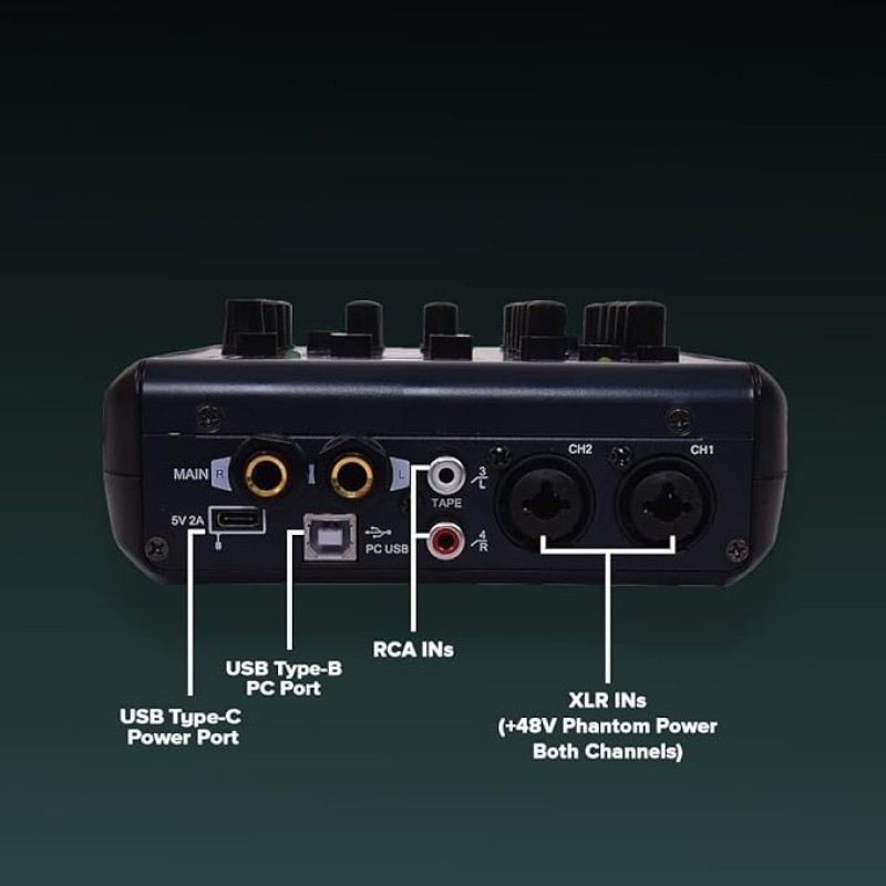 STUDIOMASTER 4-Channel Karaoke Mixer MINI 6 STUDIOMASTER 4-Channel Karaoke Mixer MINI 6