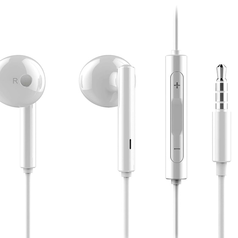 Honor AM115 Half in-Ear Earphones with mic (White) Honor AM115 Half in-Ear Earphones with mic (White)