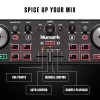 Numark DJ2GO2 Touch | Compact 2 Deck USB DJ Controller For Serato DJ with a Mixer/Crossfader, Audio Interface and Touch Capacitive Jog Wheels Numark DJ2GO2 Touch | Compact 2 Deck USB DJ Controller For Serato DJ with a Mixer/Crossfader, Audio Interface and Touch Capacitive Jog Wheels
