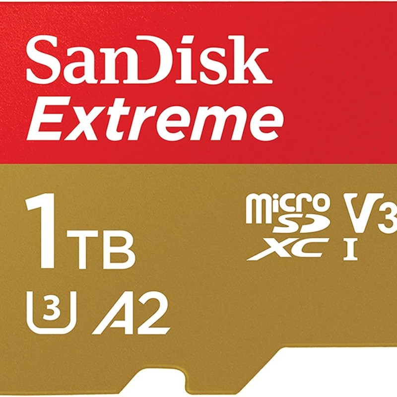 Sandisk 1Tb Extreme Microsd Uhs-I U3 V30 A2 160Mb/S- Sdsqxa1-1T00-Gn6Mn Sandisk 1Tb Extreme Microsd Uhs-I U3 V30 A2 160Mb/S- Sdsqxa1-1T00-Gn6Mn