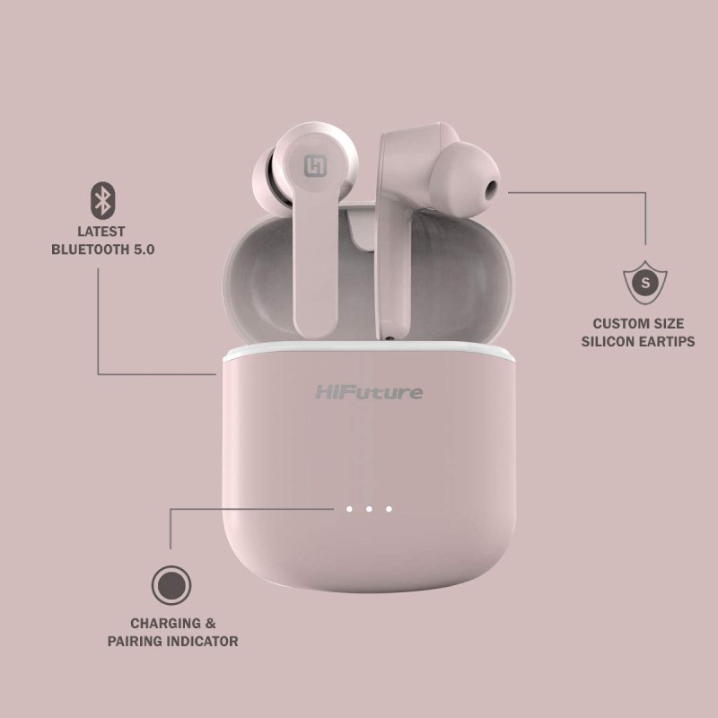 Hifuture Flybuds Voice Assistant, Rated Ipx5 Waterproof And Sweatproof, Auto Pairing Bluetooth Truly Wireless In Ear Earbuds With Mic, Smart Touch Sensor Control, Magnetic Charging Case Hifuture Flybuds Voice Assistant, Rated Ipx5 Waterproof And Sweatproof, Auto Pairing Bluetooth Truly Wireless In Ear Earbuds With Mic, Smart Touch Sensor Control, Magnetic Charging Case