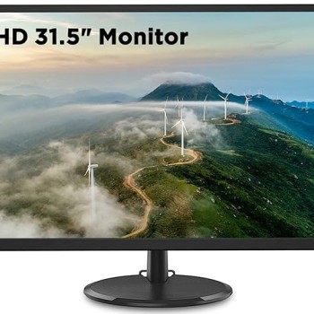 Lenovo - D32Q-20 D-Series 31.5 Inch (80Cm) 2K Qhd2560 X 1440 Pixels, Ips Monitor | 1.07 Billion Colors, 75Hz, 4Ms, Amd Freesync, Hdmi, Dp, Tilt, Vesa Wall Mount, Tuv Certified Eye Comfort, Raven Black