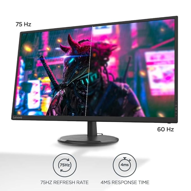 Lenovo - D32Q-20 D-Series 31.5 Inch (80Cm) 2K Qhd2560 X 1440 Pixels, Ips Monitor | 1.07 Billion Colors, 75Hz, 4Ms, Amd Freesync, Hdmi, Dp, Tilt, Vesa Wall Mount, Tuv Certified Eye Comfort, Raven Black Lenovo - D32Q-20 D-Series 31.5 Inch (80Cm) 2K Qhd2560 X 1440 Pixels, Ips Monitor | 1.07 Billion Colors, 75Hz, 4Ms, Amd Freesync, Hdmi, Dp, Tilt, Vesa Wall Mount, Tuv Certified Eye Comfort, Raven Black