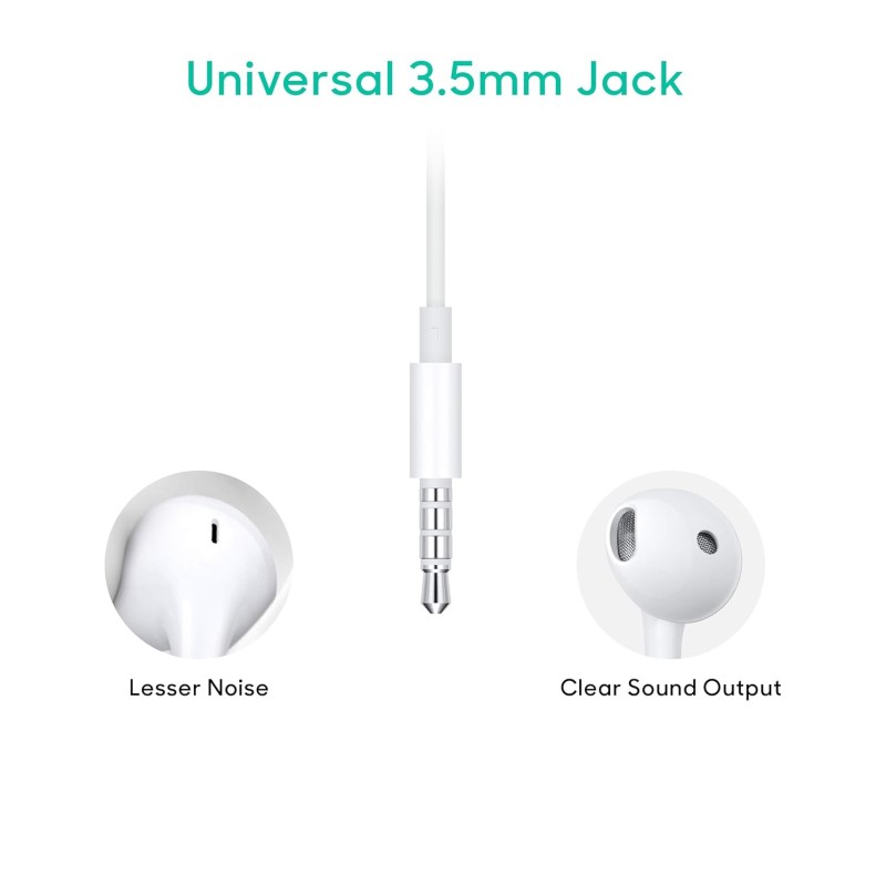 Oppo Mh319 Wired On Ear Headphones with Mic (White) Oppo Mh319 Wired On Ear Headphones with Mic (White)