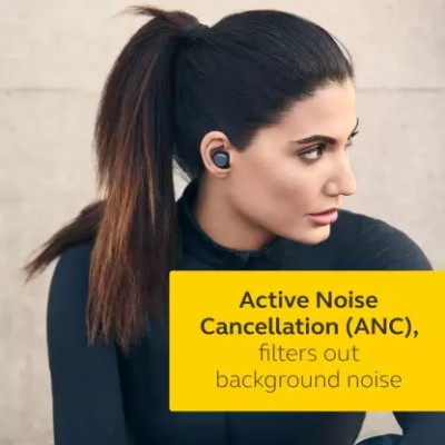 Jabra Elite Active 75t Active Noise Cancellation enabled Bluetooth Headset (Navy, True Wireless) Jabra Elite Active 75t Active Noise Cancellation enabled Bluetooth Headset (Navy, True Wireless)