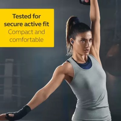 Jabra Elite Active 75t Active Noise Cancellation enabled Bluetooth Headset (Navy, True Wireless) Jabra Elite Active 75t Active Noise Cancellation enabled Bluetooth Headset (Navy, True Wireless)
