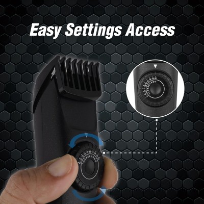 Kubra KB-1001 USB Fast charging, 90 min runtime, Adjustable 38 Length Setting, Ultra Sleek Beard Trimmer for Men (Black) Kubra KB-1001 USB Fast charging, 90 min runtime, Adjustable 38 Length Setting, Ultra Sleek Beard Trimmer for Men (Black)