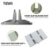 Tizum Vertical Laptop Tabletop Stand for Desk with Adjustable Dock Width, Size & Space Saver Sturdy Holder with Anti Slip Silicone Mat, for All Laptops, Notebook, MacBook, Tablets, iPads, Grey Tizum Vertical Laptop Tabletop Stand for Desk with Adjustable Dock Width, Size & Space Saver Sturdy Holder with Anti Slip Silicone Mat, for All Laptops, Notebook, MacBook, Tablets, iPads, Grey
