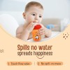 LuvLap Banana Time 150ml Anti Spill, Interchangeable Sipper / Sippy Cup with Soft Silicone Spout and Straw BPA Free, 6m+ (Orange) LuvLap Banana Time 150ml Anti Spill, Interchangeable Sipper / Sippy Cup with Soft Silicone Spout and Straw BPA Free, 6m+ (Orange)