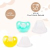 Mee Mee Baby Silicone Pacifier | Orthodontic Nipple for Oral Stimulation | Unique Shape to Support Psychological Breathing | Soother for Babies | Easy to Clean | 0-18 Months (Yellow/Green) Mee Mee Baby Silicone Pacifier | Orthodontic Nipple for Oral Stimulation | Unique Shape to Support Psychological Breathing | Soother for Babies | Easy to Clean | 0-18 Months (Yellow/Green)