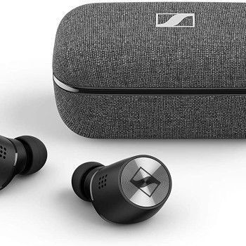 Sennheiser Momentum Bluetooth Truly Wireless in Ear Earbuds with Mic (Black)