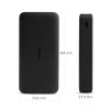 Xiaomi Redmi 20000mAh Li-Polymer Power Bank, USB Type-C Inputand Micro USB Ports, 18W Fast Charging, Low Power Mode, Black Xiaomi Redmi 20000mAh Li-Polymer Power Bank, USB Type-C Inputand Micro USB Ports, 18W Fast Charging, Low Power Mode, Black