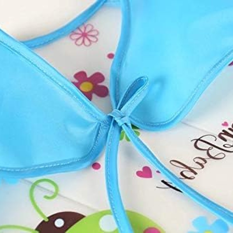 BabyGo Washable 3 Pcs Long Sleeve Bibs, Waterproof Baby Bibs, Toddler Sleeved Bib, Baby Smock for Eating Feeding, 6-24 Months (Multicolor) BabyGo Washable 3 Pcs Long Sleeve Bibs, Waterproof Baby Bibs, Toddler Sleeved Bib, Baby Smock for Eating Feeding, 6-24 Months (Multicolor)
