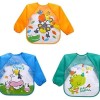 BabyGo Washable 3 Pcs Long Sleeve Bibs, Waterproof Baby Bibs, Toddler Sleeved Bib, Baby Smock for Eating Feeding, 6-24 Months (Multicolor) BabyGo Washable 3 Pcs Long Sleeve Bibs, Waterproof Baby Bibs, Toddler Sleeved Bib, Baby Smock for Eating Feeding, 6-24 Months (Multicolor)