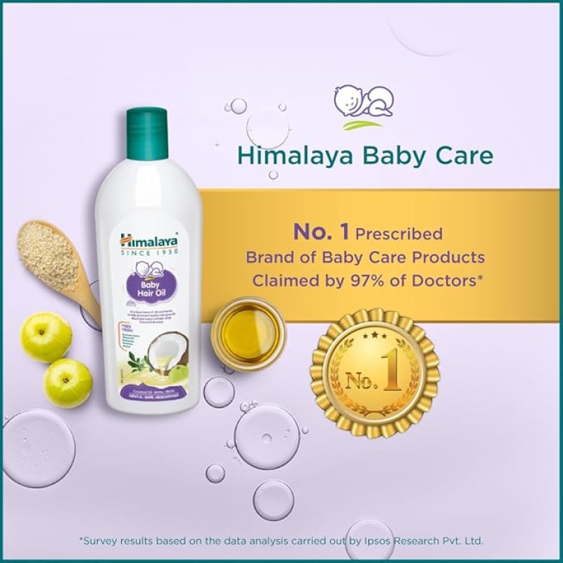 Himalaya Baby Hair Oil 200 ml(1 Count) Himalaya Baby Hair Oil 200 ml(1 Count)