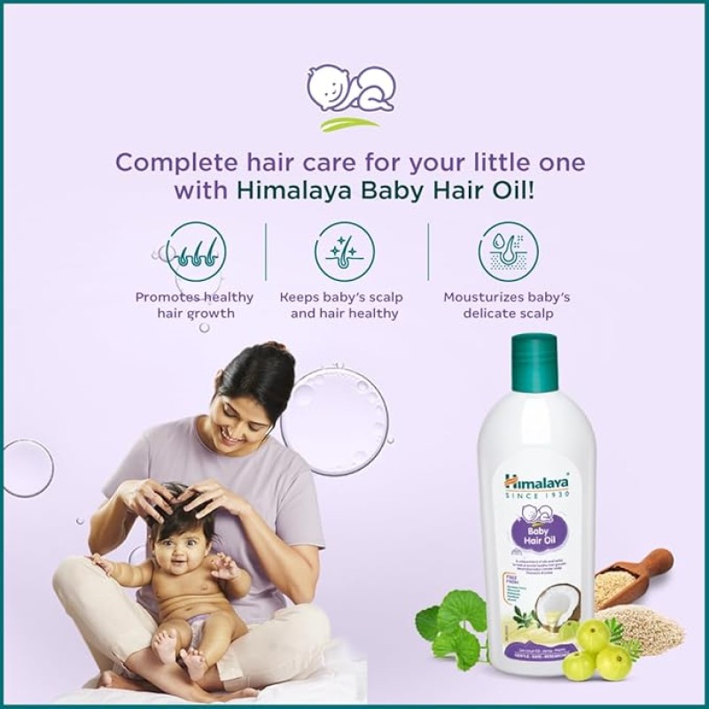 Himalaya Baby Hair Oil 200 ml(1 Count) Himalaya Baby Hair Oil 200 ml(1 Count)