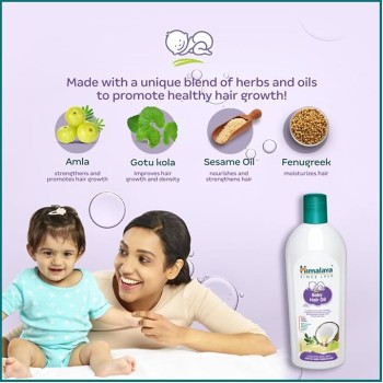 Himalaya Baby Hair Oil 200 ml(1 Count)