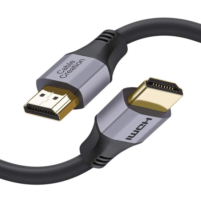 8K HDMI Cable 6.6 Feet, CableCreation Ultra High Speed HDMI to HDMI Cable 48Gbps, 8K@60Hz 4K@120Hz, HDCP 2.2, eARC Compatible with PS5, PS4, Xbox One/Xbox Series X, QLED TV, Roku TV, DVD, Projector, Gray 8K HDMI Cable 6.6 Feet, CableCreation Ultra High Speed HDMI to HDMI Cable 48Gbps, 8K@60Hz 4K@120Hz, HDCP 2.2, eARC Compatible with PS5, PS4, Xbox One/Xbox Series X, QLED TV, Roku TV, DVD, Projector, Gray
