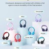iClever Bluetooth on Ear Headphones for Girls, Kids Girls Headphones with Mic, Headset for Kids School/Tablet/Laptop Stereo Sound Colorful LED Lights Bluetooth 5.0, Foldable iClever Bluetooth on Ear Headphones for Girls, Kids Girls Headphones with Mic, Headset for Kids School/Tablet/Laptop Stereo Sound Colorful LED Lights Bluetooth 5.0, Foldable