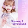 iClever Bluetooth on Ear Headphones for Girls, Kids Girls Headphones with Mic, Headset for Kids School/Tablet/Laptop Stereo Sound Colorful LED Lights Bluetooth 5.0, Foldable iClever Bluetooth on Ear Headphones for Girls, Kids Girls Headphones with Mic, Headset for Kids School/Tablet/Laptop Stereo Sound Colorful LED Lights Bluetooth 5.0, Foldable