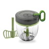 Pigeon Handy Chopper Pro XL (900 ML) for Chopping, Mincing and Whisking with 5 Stainless Steel Blades and 1 Plastic Whisker (14517) Pigeon Handy Chopper Pro XL (900 ML) for Chopping, Mincing and Whisking with 5 Stainless Steel Blades and 1 Plastic Whisker (14517)