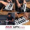 Akai Professional MPK mini MK3 – 25 Key USB MIDI Keyboard Controller With 8 Backlit Drum Pads, 8 Knobs and Music Production Software included (White) Akai Professional MPK mini MK3 – 25 Key USB MIDI Keyboard Controller With 8 Backlit Drum Pads, 8 Knobs and Music Production Software included (White)