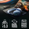 Zebronics Zeb-Duke Wireless Bluetooth Over The Ear Headphone with RGB Lights, 30hrs* Playback, Voice Assistant, Aux Input & Call Function. (Blue) Zebronics Zeb-Duke Wireless Bluetooth Over The Ear Headphone with RGB Lights, 30hrs* Playback, Voice Assistant, Aux Input & Call Function. (Blue)
