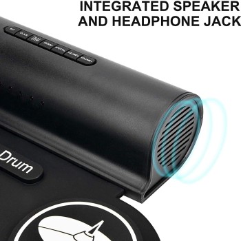 Powerpak G3001L-P Electronic Drum Kit Built-in Li-Battery 2000mAh Roll Up Drum Pad Portable Rechargeable Drum Kit with Headphone Jack Built-in Dual Speaker 2x Drum Pedals 2x Drum Sticks Powerpak G3001L-P Electronic Drum Kit Built-in Li-Battery 2000mAh Roll Up Drum Pad Portable Rechargeable Drum Kit with Headphone Jack Built-in Dual Speaker 2x Drum Pedals 2x Drum Sticks