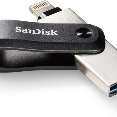 SanDisk 64GB iXpand Flash Drive Go for iPhone and iPad - SDIX60N-064G-GN6NN, Black SanDisk 64GB iXpand Flash Drive Go for iPhone and iPad - SDIX60N-064G-GN6NN, Black