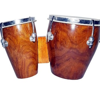 GT manufacturers Professional Two Piece Hand Made Wooden Bango Drum Set Bongo (Shishme)
