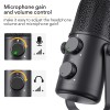 MAONO AU-902 USB Condenser Podcast Microphone, with Dual Volume Control, Mute Button, Monitor Headphone Jack, Plug and Play Mic for Vlogging, Gaming, Studio Recording, YouTube MAONO AU-902 USB Condenser Podcast Microphone, with Dual Volume Control, Mute Button, Monitor Headphone Jack, Plug and Play Mic for Vlogging, Gaming, Studio Recording, YouTube