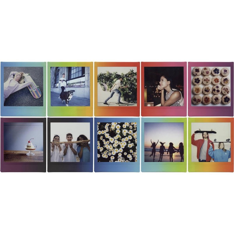 Fujifilm Instax Square Rainbow Film- 10 Exposures Fujifilm Instax Square Rainbow Film- 10 Exposures