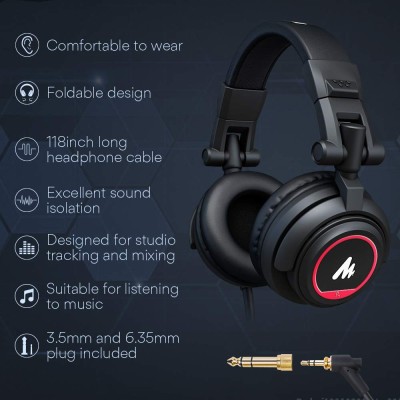 Maono AU-A04H Computer USB Microphone with Studio Headphone Set, Cardioid Podcast Condenser Mic for Gaming, Recording, PS4, Streaming, ASMR, YouTube, Singing, Vocal, PC Maono AU-A04H Computer USB Microphone with Studio Headphone Set, Cardioid Podcast Condenser Mic for Gaming, Recording, PS4, Streaming, ASMR, YouTube, Singing, Vocal, PC