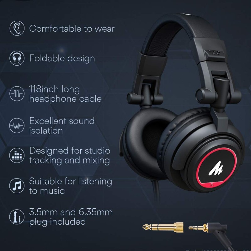 Maono AU-A04H Computer USB Microphone with Studio Headphone Set, Cardioid Podcast Condenser Mic for Gaming, Recording, PS4, Streaming, ASMR, YouTube, Singing, Vocal, PC Maono AU-A04H Computer USB Microphone with Studio Headphone Set, Cardioid Podcast Condenser Mic for Gaming, Recording, PS4, Streaming, ASMR, YouTube, Singing, Vocal, PC