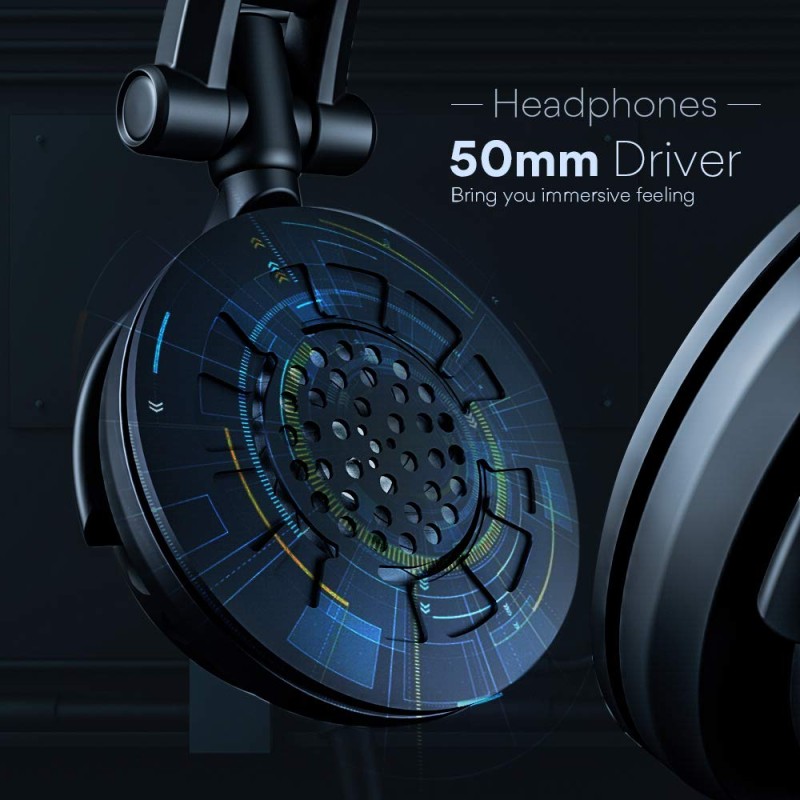 Maono AU-A04H Computer USB Microphone with Studio Headphone Set, Cardioid Podcast Condenser Mic for Gaming, Recording, PS4, Streaming, ASMR, YouTube, Singing, Vocal, PC Maono AU-A04H Computer USB Microphone with Studio Headphone Set, Cardioid Podcast Condenser Mic for Gaming, Recording, PS4, Streaming, ASMR, YouTube, Singing, Vocal, PC