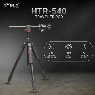 Hiffin HF-550 Tripod, 65 inches Special Quality Camera Tripod for Canon Nikon DSLR, Aluminum Alloy Tripod with 360 Degree Ball Head, Professional Tripod for Travel and Work (Black) Hiffin HF-550 Tripod, 65 inches Special Quality Camera Tripod for Canon Nikon DSLR, Aluminum Alloy Tripod with 360 Degree Ball Head, Professional Tripod for Travel and Work (Black)