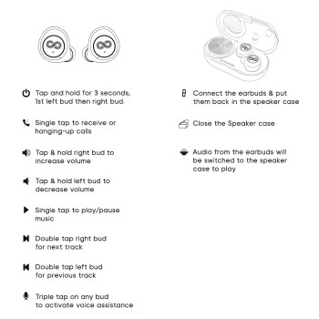 Crossloop Gen Bluetooth Truly Wireless In Ear Earbuds With Mic With In-Built 3W Speaker, Immersive Audio, Ipx4 Splash Proof, 20 H Battery, Voice Assistance, Instant Pair Hd Dual Master (Black Leather) Crossloop Gen Bluetooth Truly Wireless In Ear Earbuds With Mic With In-Built 3W Speaker, Immersive Audio, Ipx4 Splash Proof, 20 H Battery, Voice Assistance, Instant Pair Hd Dual Master (Black Leather)