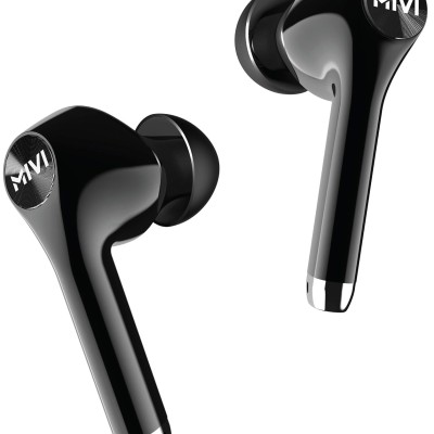 Mivi Duopods M80 Bluetooth Truly Wireless in Ear Earbuds with Mic with Upto 30 Hours Playtime, Aptx Supported, 2 Mems, Smooth Touch Controls (Black) Mivi Duopods M80 Bluetooth Truly Wireless in Ear Earbuds with Mic with Upto 30 Hours Playtime, Aptx Supported, 2 Mems, Smooth Touch Controls (Black)