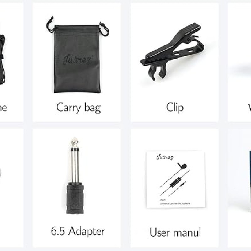 JUAREZ JRM1 Auxiliary Clip-On Lapel Microphone (Omnidirectional) JUAREZ JRM1 Auxiliary Clip-On Lapel Microphone (Omnidirectional)