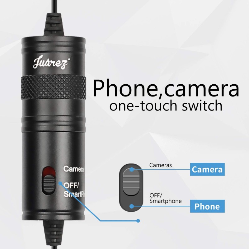 JUAREZ JRM1 Auxiliary Clip-On Lapel Microphone (Omnidirectional) JUAREZ JRM1 Auxiliary Clip-On Lapel Microphone (Omnidirectional)