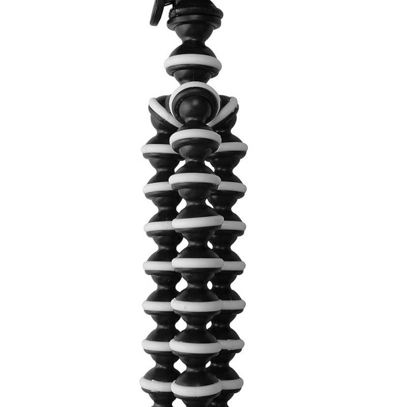 Photron 13 inches Flexible GorillaPod Octopod Tripod with Mobile Holder Attachment & 360 Degree Ball Head for Smartphones, Compact Cameras, Action Cameras | Load Capacity: 1.5kg - NOT for DSLR (Black) Photron 13 inches Flexible GorillaPod Octopod Tripod with Mobile Holder Attachment & 360 Degree Ball Head for Smartphones, Compact Cameras, Action Cameras | Load Capacity: 1.5kg - NOT for DSLR (Black)