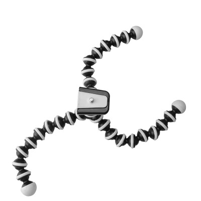 Photron 13 inches Flexible GorillaPod Octopod Tripod with Mobile Holder Attachment & 360 Degree Ball Head for Smartphones, Compact Cameras, Action Cameras | Load Capacity: 1.5kg - NOT for DSLR (Black) Photron 13 inches Flexible GorillaPod Octopod Tripod with Mobile Holder Attachment & 360 Degree Ball Head for Smartphones, Compact Cameras, Action Cameras | Load Capacity: 1.5kg - NOT for DSLR (Black)